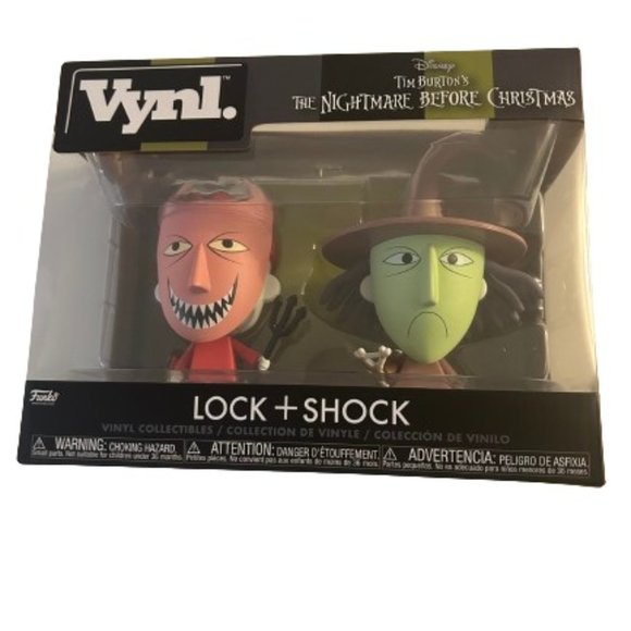 FunkoVYNL Tim Burton’s The Nightmare Before Christmas 2 Pack Lock&Shock Figures - Picture 3 of 5